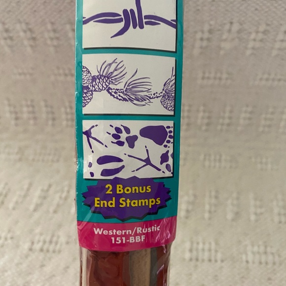 Embossing Arts Co Borders by the Foot rubber stamp western rustic - Picture 7 of 7